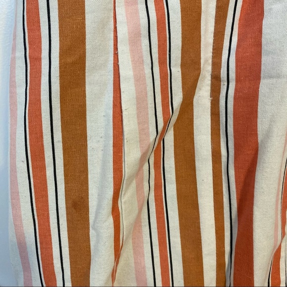 Minkpink Barbados Linen Blend Striped Sleeveless Mini Dress Multicolor Sz Small - Picture 7 of 10